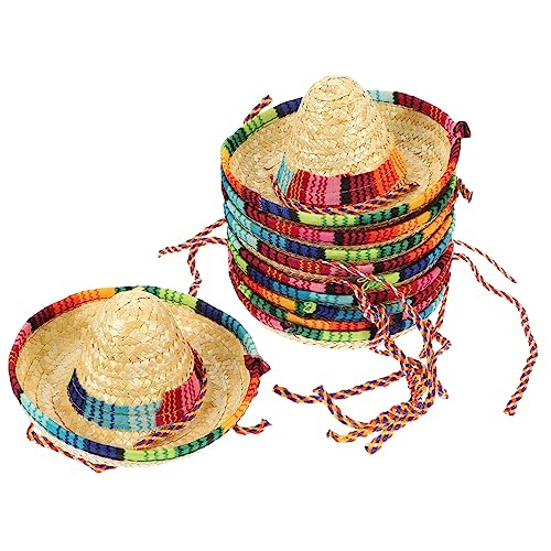 PERSELOSO 10 Stück Mini Haustierhüte Hundehüte Hundekappen Hüte Für Katzen Sombrero Katzenhüte Partyzubehör Dekoration Entzückende Haustierhüte Partyzubehör Verstellbare Kappe PERSELOSO 10 Stück Mini Haustierhüte Hundehüte Hundekappen Hüte Für Katzen Sombrero Katzenhüte Partyzubehör Dekoration Entzückende Haustierhüte Partyzubehör Verstellbare Kappe von PERSELOSO