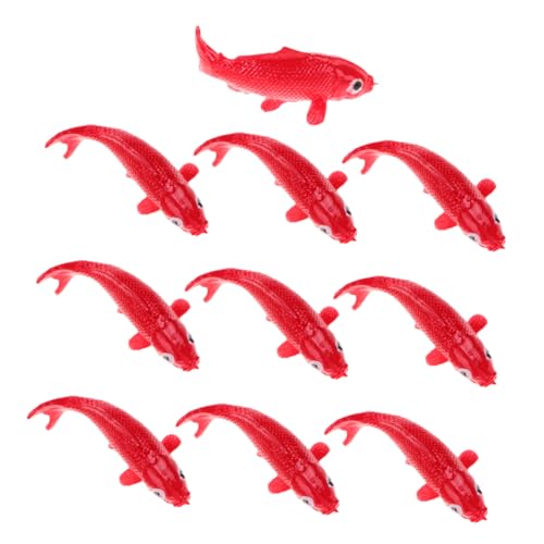 PERSELOSO 10 Stück Mini Koi Fischfiguren Teiliges aus Harz Realistische Dekoration für Aquarien Garten und DIY Projekte Hochwertige Miniaturfische für Einen Lebensechten Look PERSELOSO 10 Stück Mini Koi Fischfiguren Teiliges aus Harz Realistische Dekoration für Aquarien Garten und DIY Projekte Hochwertige Miniaturfische für Einen Lebensechten Look von PERSELOSO