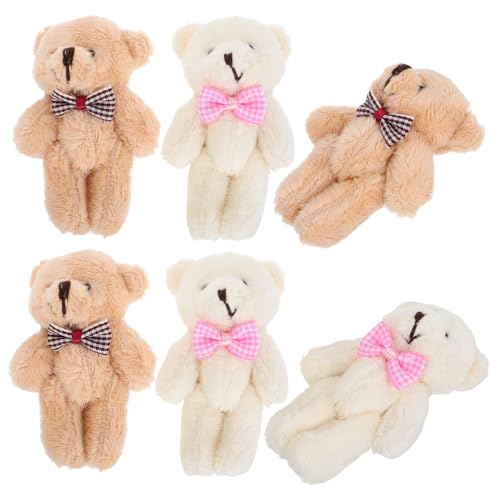 PERSELOSO 10 Stück Mini-bär-Puppen-schlüsselanhänger, Miniatur-kuscheltiere, Bären-Spielzeug, Mini-hängende Bärenpuppen, Kleine Bären Mit Hängenden Ketten PERSELOSO 10 Stück Mini-bär-Puppen-schlüsselanhänger, Miniatur-kuscheltiere, Bären-Spielzeug, Mini-hängende Bärenpuppen, Kleine Bären Mit Hängenden Ketten von PERSELOSO