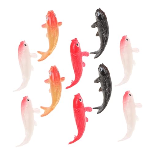 PERSELOSO 10 Stück Puppenhaus-Modell Figur Mini Deckel Winzig Hai Schwebend Mikro Seetierspielzeug Tank Künstlich Schüssel Simulieren Tiere Teich Bejewel Plastik PERSELOSO 10 Stück Puppenhaus-Modell Figur Mini Deckel Winzig Hai Schwebend Mikro Seetierspielzeug Tank Künstlich Schüssel Simulieren Tiere Teich Bejewel Plastik von PERSELOSO