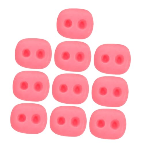 PERSELOSO 10 Stück Puppenschweinehörer -Zubehör interaktives Mädchenpuppenspielzeug Minispielzeug für Mädchen kleine Spielsachen Simulationstierpuppe Plastik Rosy von PERSELOSO
