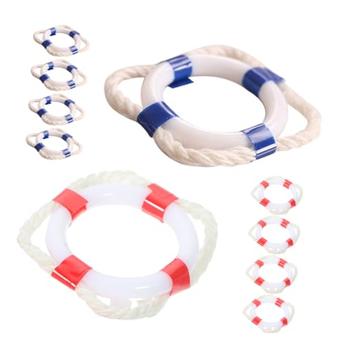 PERSELOSO Ornamente – 10 Stück Mini-schwimmfiguren Für Puppenhaus-Dekoration Baby-Pool-Spielzeug Miniatur-szenenzubehör von PERSELOSO