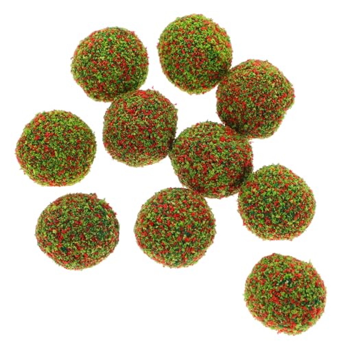 PERSELOSO 10 Stück Teiliges Miniatur Strauchball aus Leichtem Kunststoff und Schwamm Dekorative Mikro Landschaftspflanzen für Sandtisch Modelleisenbahn Garten und Architektur Dioramen PERSELOSO 10 Stück Teiliges Miniatur Strauchball aus Leichtem Kunststoff und Schwamm Dekorative Mikro Landschaftspflanzen für Sandtisch Modelleisenbahn Garten und Architektur Dioramen von PERSELOSO