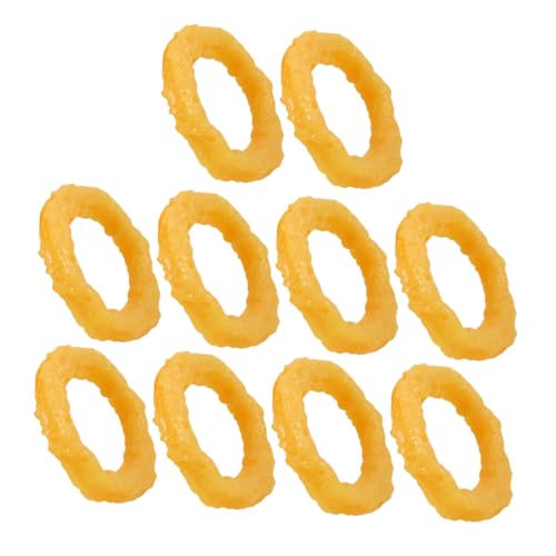 PERSELOSO 10 Stück Teiliges Realistische Tintenfischringe Fake Food Deko für Küche und Fotografie Verschleißfestes Modell für Requisiten und Kreative Szenen PERSELOSO 10 Stück Teiliges Realistische Tintenfischringe Fake Food Deko für Küche und Fotografie Verschleißfestes Modell für Requisiten und Kreative Szenen von PERSELOSO