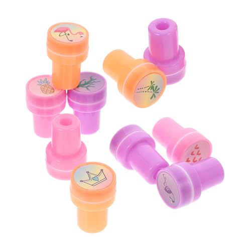 PERSELOSO 10 Stück Teiliges Set Kinderstempel für Sommer Selbstfärbende Motivstempel für Partygeschenke Belohnungen im Klassenzimmer und Kreative Bastelaktivitäten PERSELOSO 10 Stück Teiliges Set Kinderstempel für Sommer Selbstfärbende Motivstempel für Partygeschenke Belohnungen im Klassenzimmer und Kreative Bastelaktivitäten von PERSELOSO