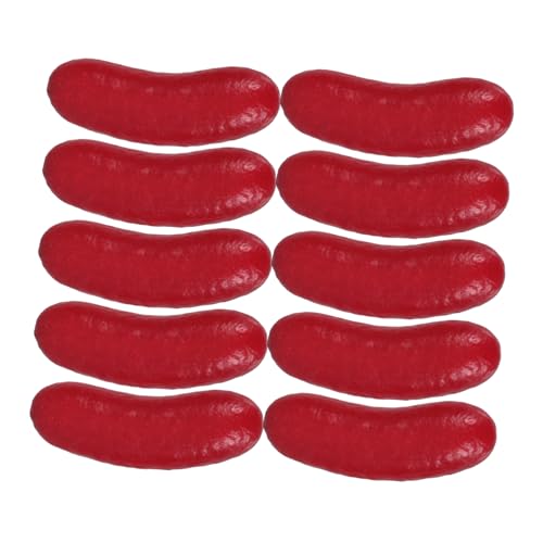 PERSELOSO 10 Stück Teiliges Simulierte Hot Dog Falsche Würste Lebensmittel Modell für Küchen Restaurant Party Deko Realistische Fotorequisiten für Präsentationen und Ausstellungen PERSELOSO 10 Stück Teiliges Simulierte Hot Dog Falsche Würste Lebensmittel Modell für Küchen Restaurant Party Deko Realistische Fotorequisiten für Präsentationen und Ausstellungen von PERSELOSO