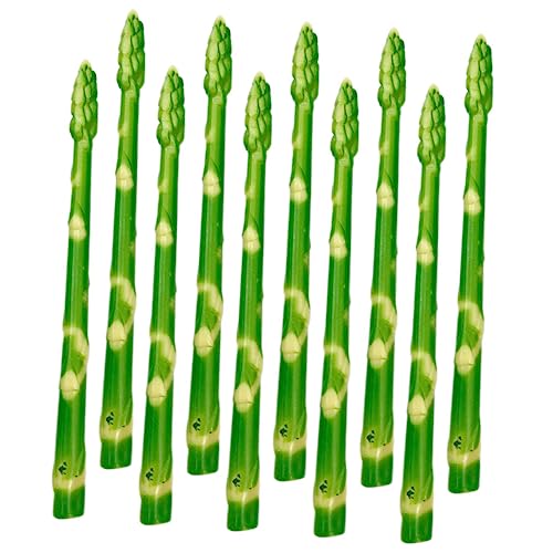 PERSELOSO 10 Stück gefälschte Spargelstütze The Green die grünen Agrardekoration Spargelverzierung für die Küche falsches gefälschtes Gemüse Spargel künstliche Spargelverzierung PVC PERSELOSO 10 Stück gefälschte Spargelstütze The Green die grünen Agrardekoration Spargelverzierung für die Küche falsches gefälschtes Gemüse Spargel künstliche Spargelverzierung PVC von PERSELOSO