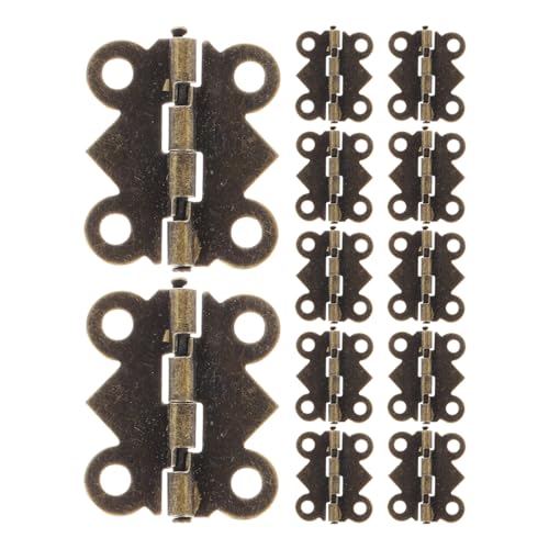 PERSELOSO 100 Stück Scharniere für Puppenhaus DIY Hinges Antikem für Miniaturmöbel Installieren für Puppenhausszenen PERSELOSO 100 Stück Scharniere für Puppenhaus DIY Hinges Antikem für Miniaturmöbel Installieren für Puppenhausszenen von PERSELOSO