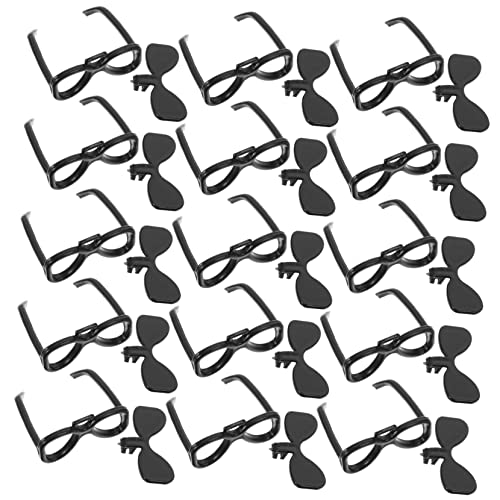 PERSELOSO 100st Mini-Sonnenbrille Mini-Puppen-Sonnenbrille Bachelorette Sonnenbrille Sonnenbrillen Für Puppen Gläser Miniaturen Puppe Sonnenbrille Mini Sonnenbrille Für Puppe Black Plastik PERSELOSO 100st Mini-Sonnenbrille Mini-Puppen-Sonnenbrille Bachelorette Sonnenbrille Sonnenbrillen Für Puppen Gläser Miniaturen Puppe Sonnenbrille Mini Sonnenbrille Für Puppe Black Plastik von PERSELOSO