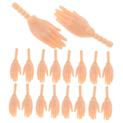 PERSELOSO 10Paare Ersatzteile für Puppenhände Realistische Gelenkhände aus Puppenherstellungszubehör für DIY Projekte für Minispielzeug und Miniatursachen PERSELOSO 10Paare Ersatzteile für Puppenhände Realistische Gelenkhände aus Puppenherstellungszubehör für DIY Projekte für Minispielzeug und Miniatursachen von PERSELOSO
