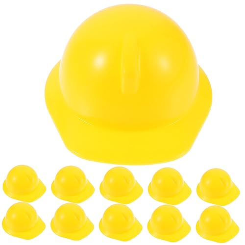 PERSELOSO 10Stücke Bauhelm Puppenhelme Sicheres Dekorationsspielzeug für Puppenhäuser Kreative Spielideen und Fantasievolles für Kleine Puppen und Miniaturen PERSELOSO 10Stücke Bauhelm Puppenhelme Sicheres Dekorationsspielzeug für Puppenhäuser Kreative Spielideen und Fantasievolles für Kleine Puppen und Miniaturen von PERSELOSO