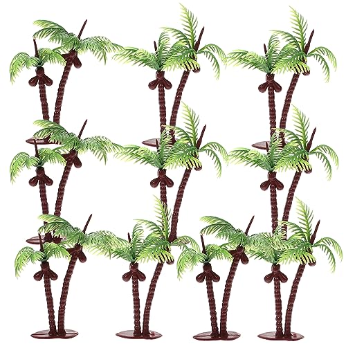 PERSELOSO 10Stücke Miniatur Kokospalmen Modellpflanzen für Sandtisch Dekoration Realistische Mikro Landschaftsaccessoires für DIY Projekte für Puppenhaus und PERSELOSO 10Stücke Miniatur Kokospalmen Modellpflanzen für Sandtisch Dekoration Realistische Mikro Landschaftsaccessoires für DIY Projekte für Puppenhaus und von PERSELOSO