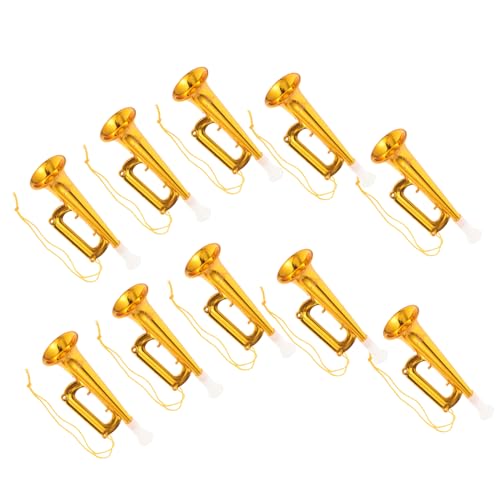 PERSELOSO 10pcs Kid Trompete Spielzeug Musical Trompeten Für Kinder Bühne Party Dekorationen von PERSELOSO