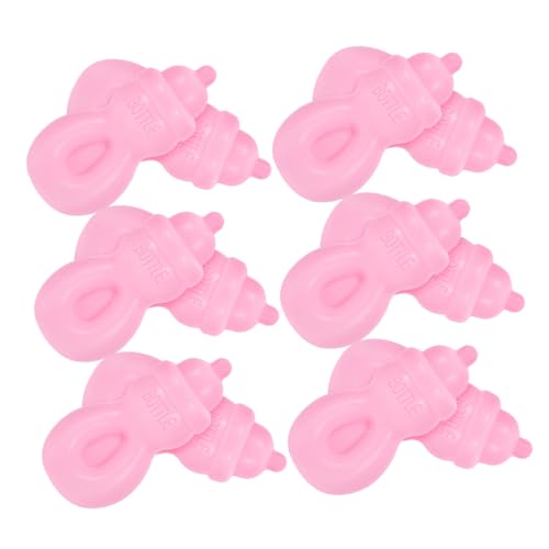 PERSELOSO 12 Stück Babyflaschen Miniaturflaschen Kinderspielzeug Babypuppenflaschen Vortäuschen Modell Mädchen Babypuppenflaschen Simulationsflasche Hausdekor Rosa Kunststoff PERSELOSO 12 Stück Babyflaschen Miniaturflaschen Kinderspielzeug Babypuppenflaschen Vortäuschen Modell Mädchen Babypuppenflaschen Simulationsflasche Hausdekor Rosa Kunststoff von PERSELOSO
