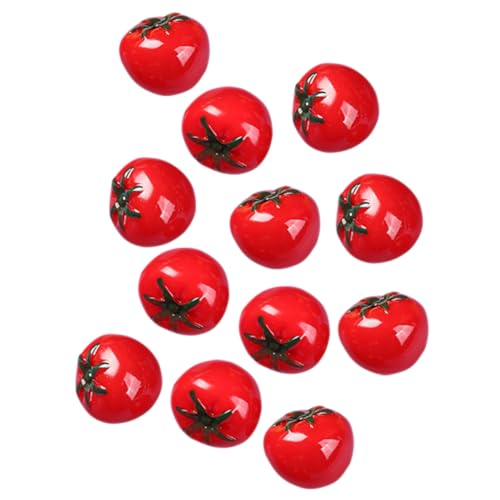 PERSELOSO 12stücke Künstliche Mini-Tomaten Lebensechte Dekorationen Falsche Mini Früchte Für Puppenhäuser Tischdeko Foto-Requisiten Aus Harz PERSELOSO 12stücke Künstliche Mini-Tomaten Lebensechte Dekorationen Falsche Mini Früchte Für Puppenhäuser Tischdeko Foto-Requisiten Aus Harz von PERSELOSO