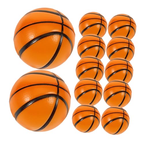 PERSELOSO 12 Stück Mini Basketball Stressbälle Squeeze für Stressabbau Stretchy Bälle für Partys und Geburtstagsgeschenke Entspannendes Fidget PERSELOSO 12 Stück Mini Basketball Stressbälle Squeeze für Stressabbau Stretchy Bälle für Partys und Geburtstagsgeschenke Entspannendes Fidget von PERSELOSO