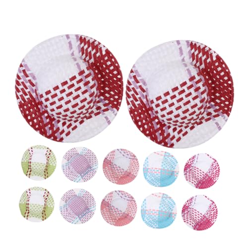 PERSELOSO 12 Stück Miniatur Hüte aus Papier Bunte DIY Puppenhüte für Bastelprojekte Kreative Dekoration für Puppenhäuser und Schulprojekte PERSELOSO 12 Stück Miniatur Hüte aus Papier Bunte DIY Puppenhüte für Bastelprojekte Kreative Dekoration für Puppenhäuser und Schulprojekte von PERSELOSO