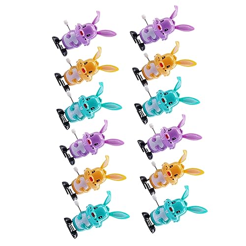 PERSELOSO 12 Stück Teiliges Aufziehspielzeug Lustige Hasen Spielzeuge für Bunte Wind Up Tiere für Ostern Partygeschenke und Reiseunterhaltung PERSELOSO 12 Stück Teiliges Aufziehspielzeug Lustige Hasen Spielzeuge für Bunte Wind Up Tiere für Ostern Partygeschenke und Reiseunterhaltung von PERSELOSO