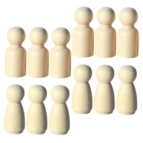 PERSELOSO 12 Stück Teiliges DIY Holzpuppen für Sandtisch Dekoration Miniaturfiguren für Mikro Landschaften Kreative Bastelaccessoires für Erwachsene PERSELOSO 12 Stück Teiliges DIY Holzpuppen für Sandtisch Dekoration Miniaturfiguren für Mikro Landschaften Kreative Bastelaccessoires für Erwachsene von PERSELOSO