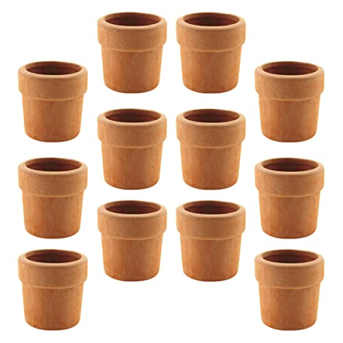 PERSELOSO 12 Stück Teiliges Mini Blumentopf aus Keramik Niedliche Figuren für Mini Häuser Desktop Deko und DIY Projekte für Sammler PERSELOSO 12 Stück Teiliges Mini Blumentopf aus Keramik Niedliche Figuren für Mini Häuser Desktop Deko und DIY Projekte für Sammler von PERSELOSO