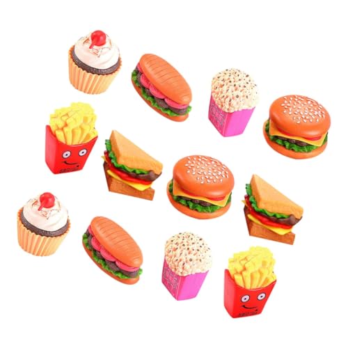 PERSELOSO 12-teiliges Set Simulierter Hamburger-Hotdog Spielküchenzubehör Interaktive Spielsachen Spielset Für Kindernahrung Lebensmittel-spielset Aus Kunststoff PVC PERSELOSO 12-teiliges Set Simulierter Hamburger-Hotdog Spielküchenzubehör Interaktive Spielsachen Spielset Für Kindernahrung Lebensmittel-spielset Aus Kunststoff PVC von PERSELOSO
