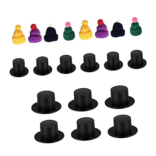 PERSELOSO 120Stücke Teiliges DIY Weihnachtsdeko Zubehör Weihnachtsmützen aus Hochwertigem Material für Kreative Bastelprojekte für Workshops Kindergarten von PERSELOSO