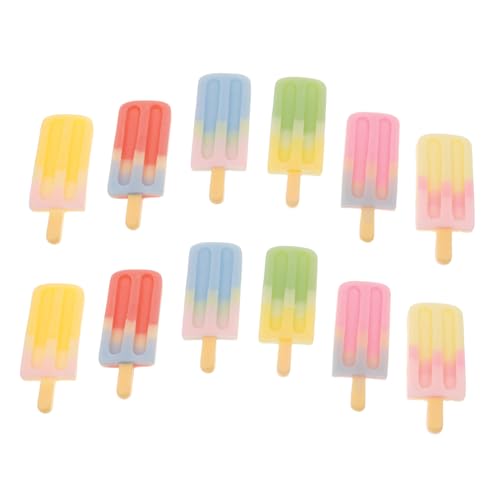 PERSELOSO 12Stücke Eiscreme Dekorationen aus Hochwertigem Material DIY Requisiten für Puppenhäuser Bastelarbeiten und Kreative Lebendige Farben PERSELOSO 12Stücke Eiscreme Dekorationen aus Hochwertigem Material DIY Requisiten für Puppenhäuser Bastelarbeiten und Kreative Lebendige Farben von PERSELOSO