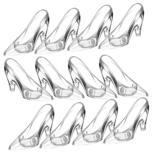 PERSELOSO 12Stücke Kristall Schuhe Dekorationen Klare High Heels Ornamente für Partys und Dekoration Vielseitig Einsetzbar Pflegeleicht Langlebig PERSELOSO 12Stücke Kristall Schuhe Dekorationen Klare High Heels Ornamente für Partys und Dekoration Vielseitig Einsetzbar Pflegeleicht Langlebig von PERSELOSO