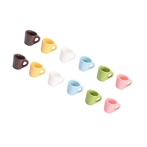 PERSELOSO 12stücke Miniatur Becher Aus Harz Teiliges Dekoratives Mini-Cup Modell Bunte Mini-wasserbecher Für Puppenhaus Zubehör Hochwertige Miniatur Dekoration Für Mikro-landschaften Und PERSELOSO 12stücke Miniatur Becher Aus Harz Teiliges Dekoratives Mini-Cup Modell Bunte Mini-wasserbecher Für Puppenhaus Zubehör Hochwertige Miniatur Dekoration Für Mikro-landschaften Und von PERSELOSO
