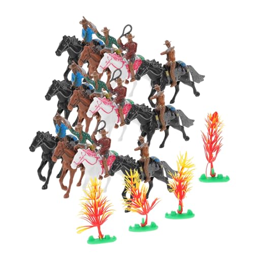 PERSELOSO 12Stücke Teiliges Cowboy Figuren Lebensechte Miniaturen für Tischdekoration Rollenspiele und Sandtisch Dekorationen Langlebige Mikropersonen aus Hochwertigem Material PERSELOSO 12Stücke Teiliges Cowboy Figuren Lebensechte Miniaturen für Tischdekoration Rollenspiele und Sandtisch Dekorationen Langlebige Mikropersonen aus Hochwertigem Material von PERSELOSO