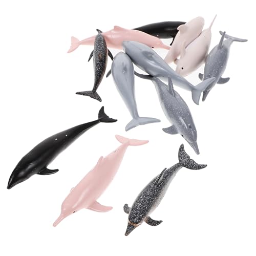 PERSELOSO 12Stücke Teiliges Delphinmodell aus Kunststoff Realistische Simulation von Meereslebewesen für Kreative Kinderdekoration und Lernspielzeug für Schlafzimmer und Kindergärten PERSELOSO 12Stücke Teiliges Delphinmodell aus Kunststoff Realistische Simulation von Meereslebewesen für Kreative Kinderdekoration und Lernspielzeug für Schlafzimmer und Kindergärten von PERSELOSO