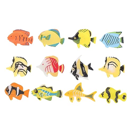 PERSELOSO 12Stücke Tropische Fische Modellspielzeug Simulierte Meerestiere für Schreibtisch Dekoration und Lernspielzeug Tiere PERSELOSO 12Stücke Tropische Fische Modellspielzeug Simulierte Meerestiere für Schreibtisch Dekoration und Lernspielzeug Tiere von PERSELOSO