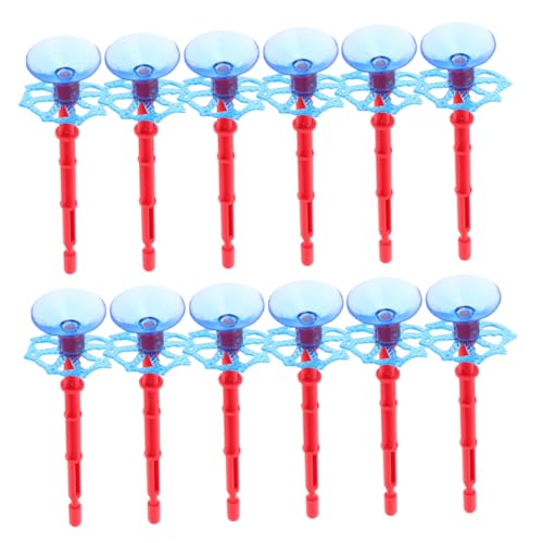 PERSELOSO 12pcs Sauger Plastik Ersatz Saugnapfe Ersatz Spinnen -webstarter Spielzeug -Sauger Pfeile Cosplay Pfeilrequisiten von PERSELOSO
