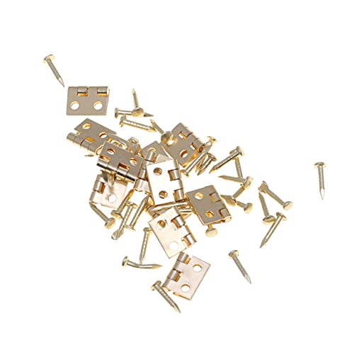 PERSELOSO Miniatur-möbelscharniere Miniatur-hausscharnier-kit Im Maßstab 1:12 Mit Schrauben PERSELOSO Miniatur-möbelscharniere Miniatur-hausscharnier-kit Im Maßstab 1:12 Mit Schrauben von PERSELOSO