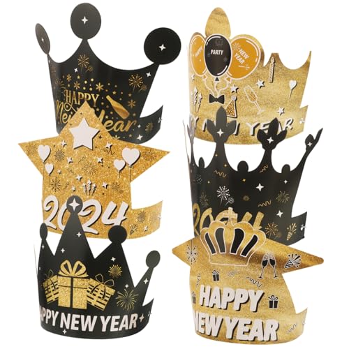 PERSELOSO 12st Partyartikel Für Erwachsene 2023 Neujahrsgeschenke Halloween-partygeschenke Geburtstagsparty-hut Weihnachtsfeier Liefert Aufdecken Neujahrsmützen Für Erwachsene Papier PERSELOSO 12st Partyartikel Für Erwachsene 2023 Neujahrsgeschenke Halloween-partygeschenke Geburtstagsparty-hut Weihnachtsfeier Liefert Aufdecken Neujahrsmützen Für Erwachsene Papier von PERSELOSO