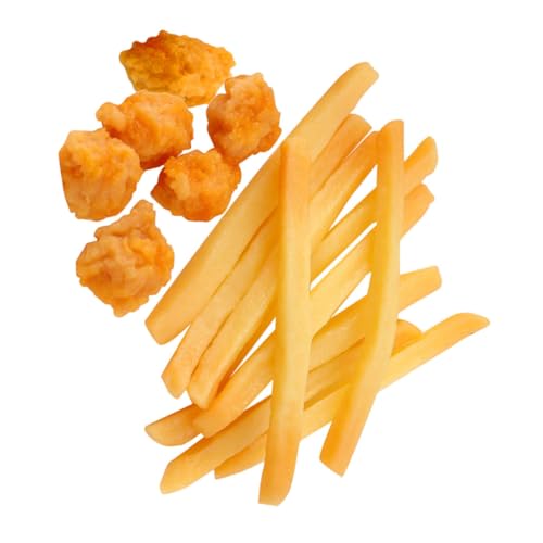 PERSELOSO 16 Stück Realistische Pommes-Frites-Simulation, Gefälschte Lebensmittel Für Kinder, Zum Rollenspiel, Heimdekoration, Fotografie-Requisiten, Simulierte Frittierte Lebensmittel PERSELOSO 16 Stück Realistische Pommes-Frites-Simulation, Gefälschte Lebensmittel Für Kinder, Zum Rollenspiel, Heimdekoration, Fotografie-Requisiten, Simulierte Frittierte Lebensmittel von PERSELOSO