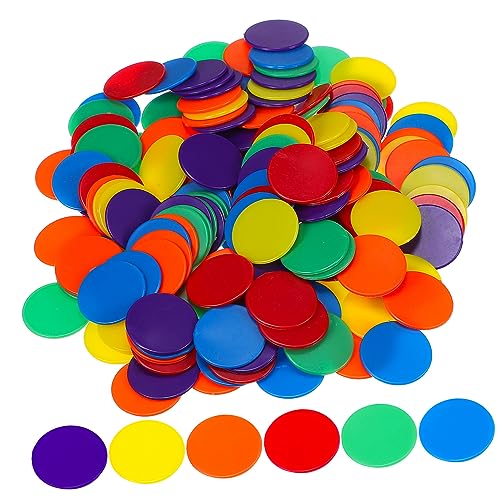PERSELOSO 180 Stück Bingo Zählchips Farben Rot Blau Gelb Grün Orange für Spiele Mathematik Lernen und Partys Leichte Tragbare Spielmarken PERSELOSO 180 Stück Bingo Zählchips Farben Rot Blau Gelb Grün Orange für Spiele Mathematik Lernen und Partys Leichte Tragbare Spielmarken von PERSELOSO