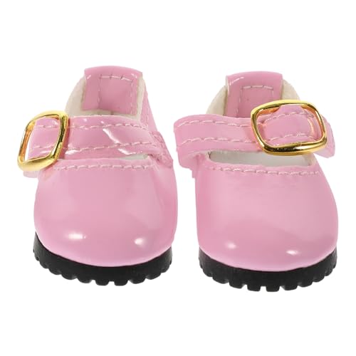 PERSELOSO 1Paar Mädchenpuppen Lederschuhe für Bjd Puppen Elegante Dekorative Schuhe für Puppenoutfits Perfektes für Modischem Design von PERSELOSO