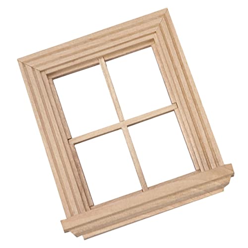 PERSELOSO Miniaturmöbelfenster Im Maßstab 1:12 Für Puppenhaus Mini-fensterspielzeug Mini- -Ornament Kinderspielzeug Für Jungen Und Mädchen von PERSELOSO