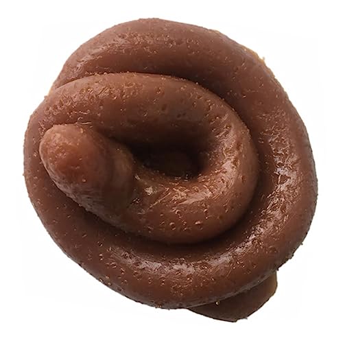 PERSELOSO 1Pc Simulation Kuh Hocker Party Spiel Prop Poop Realistische Neuheit Poop Realistische Poop Streich von PERSELOSO