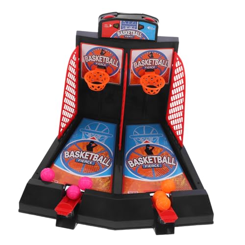 PERSELOSO 1Satz Basketballspielzeug für Desktop mit Interaktivem Basketballkorb Leicht Tragbar Fördert Geschicklichkeit für Indoor und Outdoor Spaß von PERSELOSO