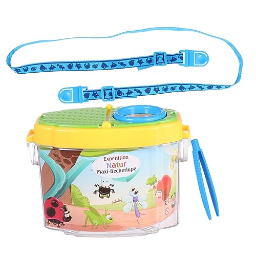 PERSELOSO 1Satz Insekten Sammlung für Beobachtungsbox mit Lupe Outdoor Kit für Jungen und Binokular Taschenlampe Kompass und Pfeife von PERSELOSO