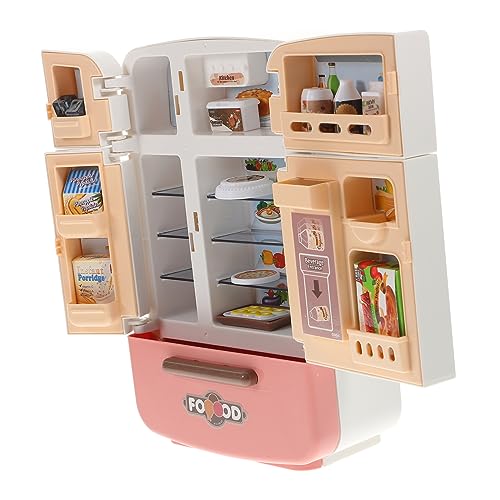 PERSELOSO 1Satz Mini Kühlschrank Spielzeugset Lebensmittel Zubehör für Puppenhaus und Rollenspiele Sicher für Interaktion PERSELOSO 1Satz Mini Kühlschrank Spielzeugset Lebensmittel Zubehör für Puppenhaus und Rollenspiele Sicher für Interaktion von PERSELOSO