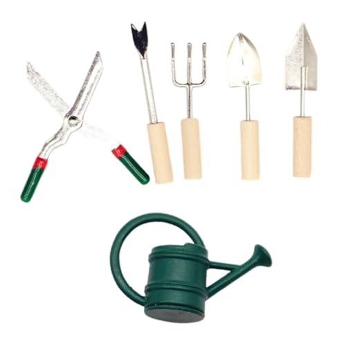 PERSELOSO 1Satz Miniatur Gartenwerkzeug Set für Puppenhäuser mit Gießkanne und Zubehör für Kreative Haus Szenen und Dekorative Effekte PERSELOSO 1Satz Miniatur Gartenwerkzeug Set für Puppenhäuser mit Gießkanne und Zubehör für Kreative Haus Szenen und Dekorative Effekte von PERSELOSO