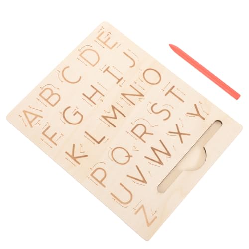 PERSELOSO 1Satz Montessori Holz Tracing Board für Doppelseitiges Alphabet und Schreibbrett Pädagogisches Lese und Schreibfähigkeiten für Kleinkinder PERSELOSO 1Satz Montessori Holz Tracing Board für Doppelseitiges Alphabet und Schreibbrett Pädagogisches Lese und Schreibfähigkeiten für Kleinkinder von PERSELOSO