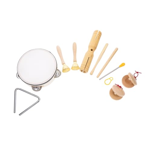 PERSELOSO 1Satz Musikinstrumente für Teiliges Holzspielzeug mit Klaren Klängen für Kleinkinder von Jahren Fördert Rhythmusgefühl und Sicheres PERSELOSO 1Satz Musikinstrumente für Teiliges Holzspielzeug mit Klaren Klängen für Kleinkinder von Jahren Fördert Rhythmusgefühl und Sicheres von PERSELOSO