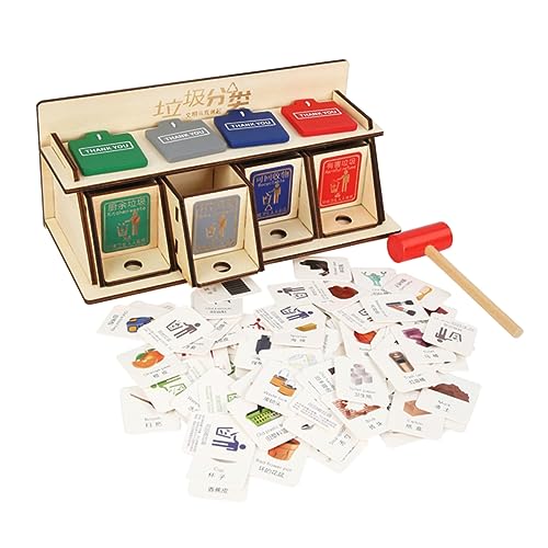PERSELOSO 1Satz Pädagogischem Müllsortierspielzeug für DIY Lernspielzeug aus Holz Fördert Umweltschutzbewusstsein und Praktische Fähigkeiten für Früherziehung und Kreatives PERSELOSO 1Satz Pädagogischem Müllsortierspielzeug für DIY Lernspielzeug aus Holz Fördert Umweltschutzbewusstsein und Praktische Fähigkeiten für Früherziehung und Kreatives von PERSELOSO