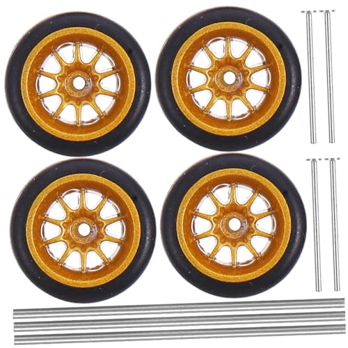 PERSELOSO 1Satz Spielzeugräder Kompatibel mit Fahrzeugmodellen Langlebig und Elastisch Einfache Installation Zubehör für Spielzeugautos von PERSELOSO