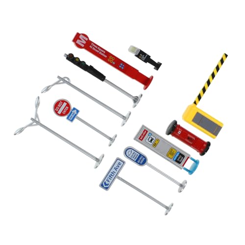PERSELOSO 1satz Miniatur Verkehrszeichen Spielset Realistische Modelle Für Junge Mädchen Lernspielzeug Zur Verkehrssicherheit Robuste Materialien Für Kreatives Spiel Und Verkehrserziehung PERSELOSO 1satz Miniatur Verkehrszeichen Spielset Realistische Modelle Für Junge Mädchen Lernspielzeug Zur Verkehrssicherheit Robuste Materialien Für Kreatives Spiel Und Verkehrserziehung von PERSELOSO