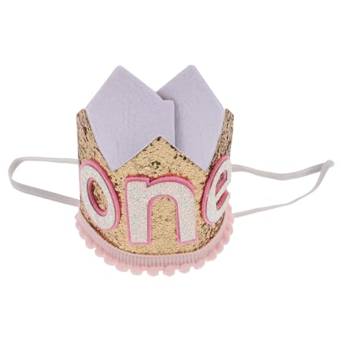 PERSELOSO 1. Geburtstag Hut Für Mädchen Dekorative Geburtstag Krone Stirnband Party Supplies Elastische Band PERSELOSO 1. Geburtstag Hut Für Mädchen Dekorative Geburtstag Krone Stirnband Party Supplies Elastische Band von PERSELOSO